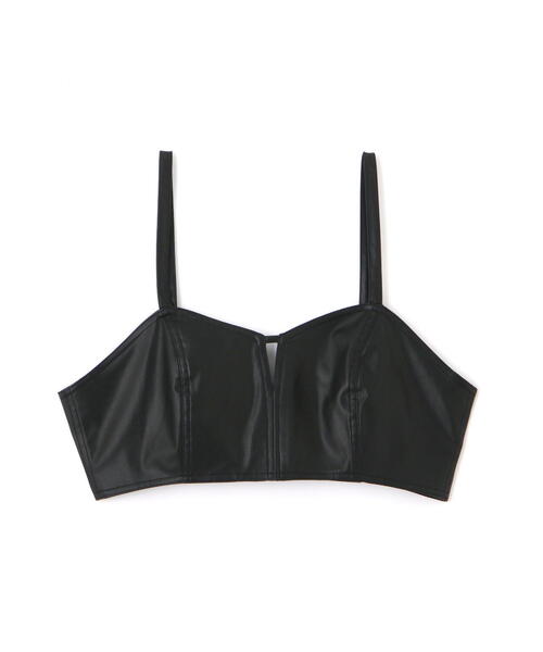 FREE'S MART（フリーズマート）の「◆合皮ビスチェ（ベスト・レディース・ブラック・FREE）」の3枚目の写真