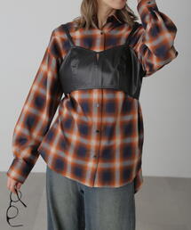 FREE'S MART | ◆合皮ビスチェ(ベスト)