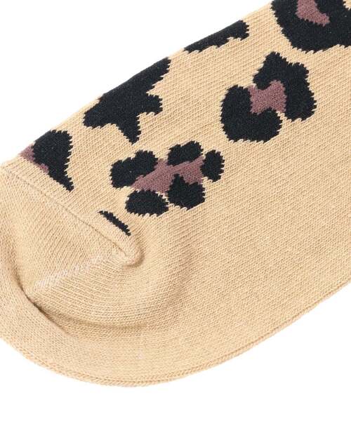 CONVERSE TOKYO（コンバーストウキョウ）の「LEOPARD STAR★ SOX（ソックス/靴下・レディース・グレー/ブラウン・1/3）」の6枚目の写真