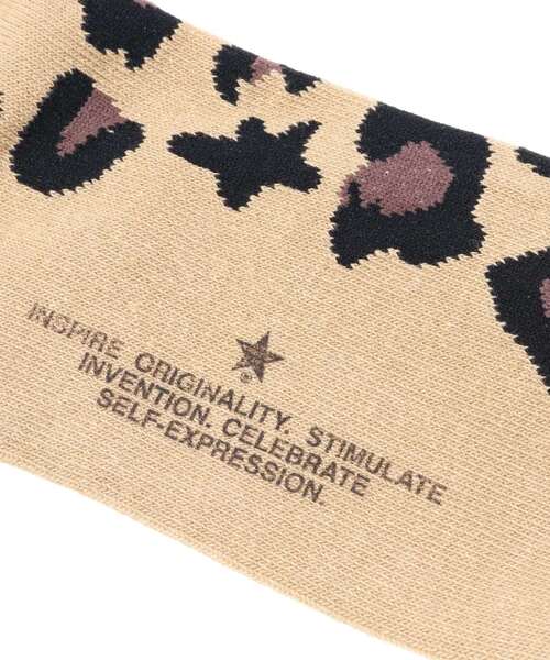 CONVERSE TOKYO（コンバーストウキョウ）の「LEOPARD STAR★ SOX（ソックス/靴下・レディース・グレー/ブラウン・1/3）」の7枚目の写真