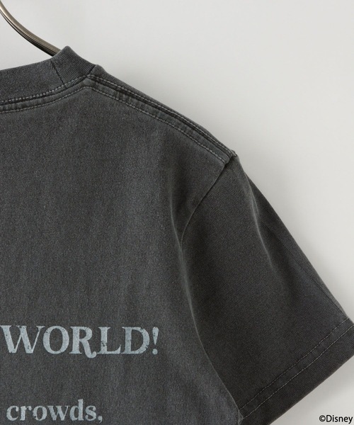 LOWRYS FARM（ローリーズファーム）の「Disney／バンドＴＳＳ　142864（Tシャツ/カットソー・レディース・オフホワイト/チャコールグレー/その他19・FREE）」の9枚目の写真