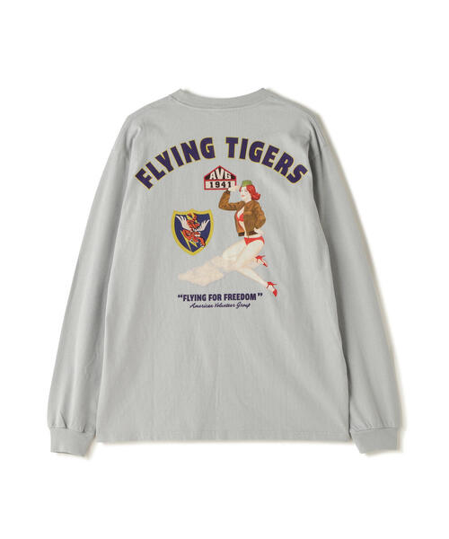 AVIREX(アヴィレックス)の「LONGSLEEVE T-SHIRT "FLYING TIGERS" / 長袖Tシャツ "フライングタイガース" / AVIREX / アヴィレックス(Tシャツ/カットソー・メンズ・ブラック/ホワイト/その他18・XX-LARGE/X-LARGE/LARGE/MEDIUM/M/2XL/L/XL)」の20枚目の写真