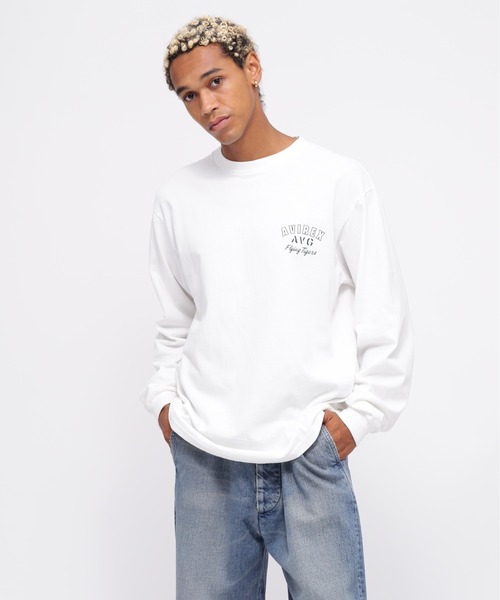 AVIREX(アヴィレックス)の「LONGSLEEVE T-SHIRT "FLYING TIGERS" / 長袖Tシャツ "フライングタイガース" / AVIREX / アヴィレックス(Tシャツ/カットソー・メンズ・ブラック/ホワイト/その他18・XX-LARGE/X-LARGE/LARGE/MEDIUM/M/2XL/L/XL)」の4枚目の写真