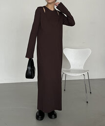 CAPRICIEUX LE'MAGE | 【低身長サイズあり】2SET Uネックワンピース(ワンピース)