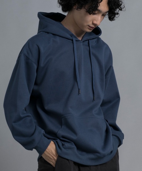 aimoha(アイモハ)の「aimoha men Essential Hooded Sweatshirt(パーカー・メンズ・ブラック/チョコ/グレー/ブルー・MEDIUM/LARGE/X-LARGE/XX-LARGE/XXX-LARGE/SMALL)」の2枚目の写真