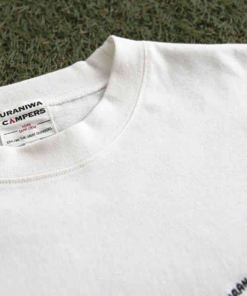 CRAFT STANDARD BOUTIQUE（クラフトスタンダードブティック）の「【ユニセックス】URANIWA CAMPERS/ フィッシングTEE（Tシャツ/カットソー・レディース・ブラック/グレイッシュベージュ/オフホワイト・M/L/XL）」の6枚目の写真