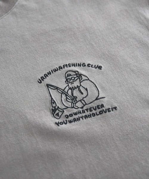 CRAFT STANDARD BOUTIQUE（クラフトスタンダードブティック）の「【ユニセックス】URANIWA CAMPERS/ フィッシングTEE（Tシャツ/カットソー・レディース・ブラック/グレイッシュベージュ/オフホワイト・M/L/XL）」の12枚目の写真