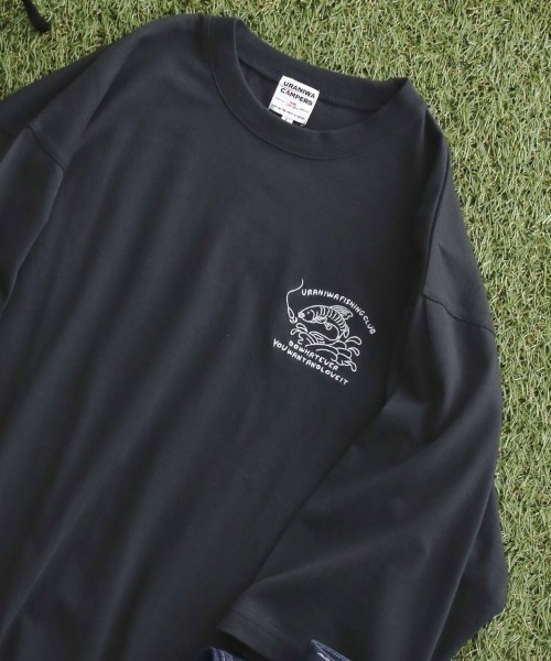 CRAFT STANDARD BOUTIQUE（クラフトスタンダードブティック）の「【ユニセックス】URANIWA CAMPERS/ フィッシングTEE（Tシャツ/カットソー・レディース・ブラック/グレイッシュベージュ/オフホワイト・M/L/XL）」の15枚目の写真