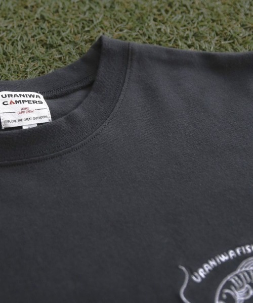 CRAFT STANDARD BOUTIQUE（クラフトスタンダードブティック）の「【ユニセックス】URANIWA CAMPERS/ フィッシングTEE（Tシャツ/カットソー・レディース・ブラック/グレイッシュベージュ/オフホワイト・M/L/XL）」の16枚目の写真