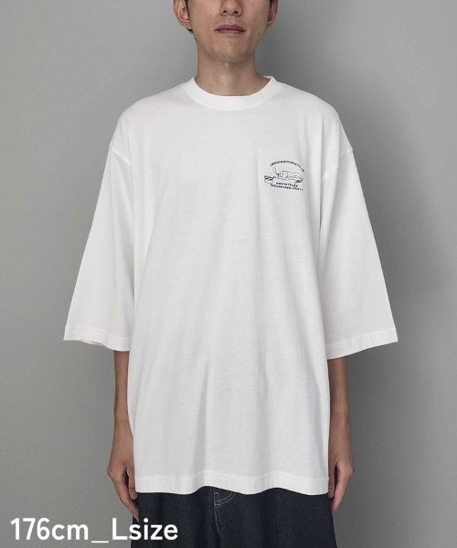 CRAFT STANDARD BOUTIQUE（クラフトスタンダードブティック）の「【ユニセックス】URANIWA CAMPERS/ フィッシングTEE（Tシャツ/カットソー・レディース・ブラック/グレイッシュベージュ/オフホワイト・M/L/XL）」の20枚目の写真