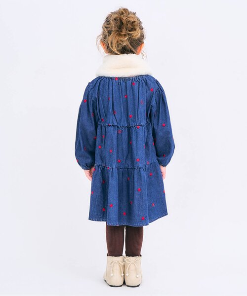 apres les cours（アプレレクール）の「2WAYファーティペット（マフラー・キッズ・グレー/アイボリー・100/140）」の11枚目の写真