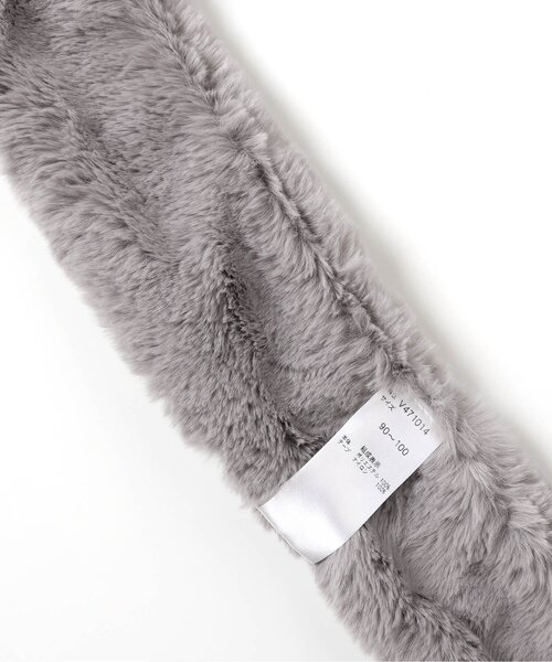 apres les cours（アプレレクール）の「2WAYファーティペット（マフラー・キッズ・グレー/アイボリー・100/140）」の7枚目の写真