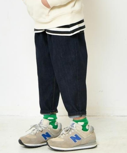 【セール】ストレッチデニムタックパンツ（チノパンツ）｜NEEDLE WORKS（ニードルワークス） 5,313円