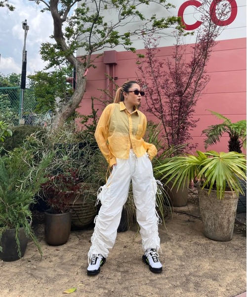 ribbon cargo pants（カーゴパンツ）｜HTH（エイチティーエイチ）