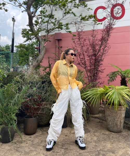 ribbon cargo pants（カーゴパンツ）｜HTH（エイチティーエイチ）