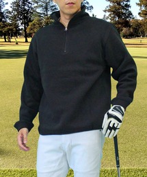 サイズ：S/M LOCAL GOLF　ローカルゴルフ  ハーフジップ 長袖スウェット 裏起毛  ブラック系 [240101439886] ゴルフウェア メンズ ストスト 楽天市場】LOCAL GOLF ローカルゴルフ ハーフジップ 長袖
