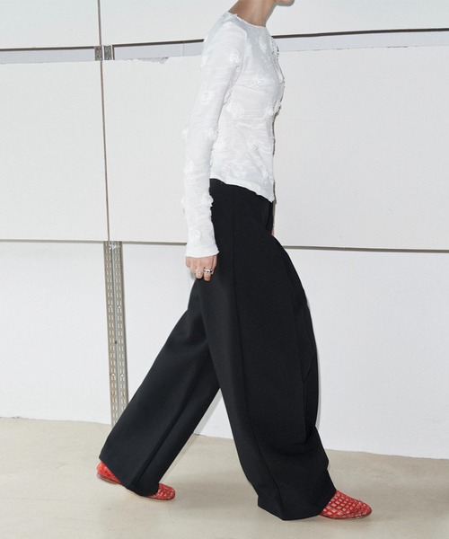 aimoha(アイモハ)の「【moyo】インバーテッド プリーツパンツ(その他パンツ・レディース・ブラック/グレー・LARGE/MEDIUM/SMALL)」の8枚目の写真