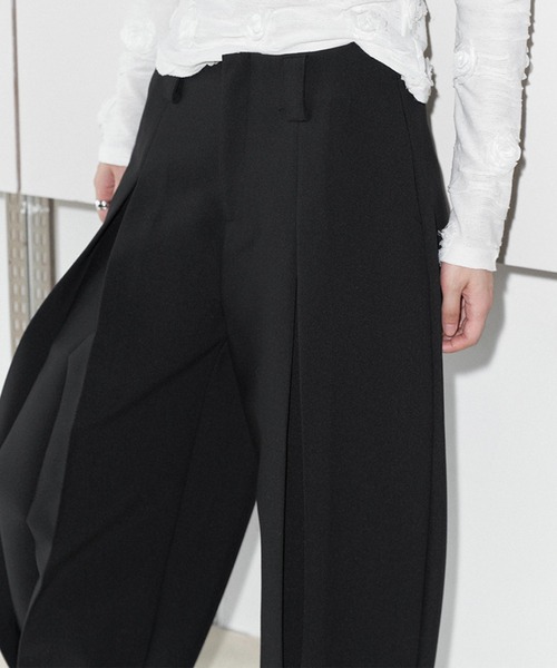 aimoha(アイモハ)の「【moyo】インバーテッド プリーツパンツ(その他パンツ・レディース・ブラック/グレー・LARGE/MEDIUM/SMALL)」の9枚目の写真