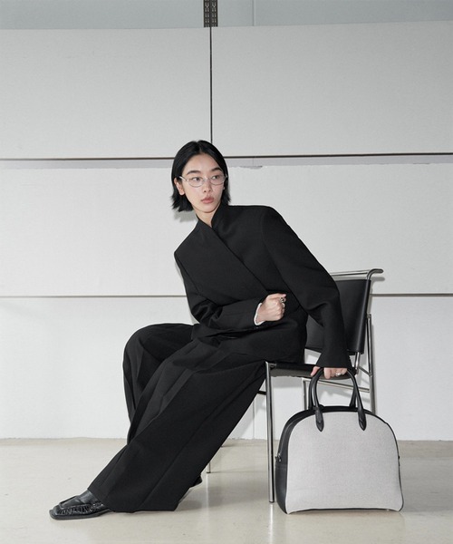 aimoha(アイモハ)の「【moyo】インバーテッド プリーツパンツ(その他パンツ・レディース・ブラック/グレー・LARGE/MEDIUM/SMALL)」の5枚目の写真