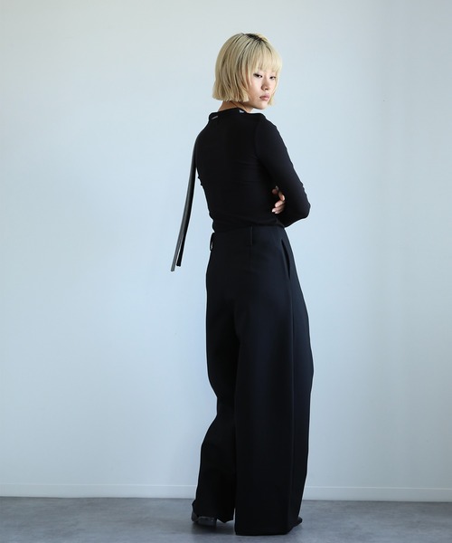 aimoha(アイモハ)の「【moyo】インバーテッド プリーツパンツ(その他パンツ・レディース・ブラック/グレー・LARGE/MEDIUM/SMALL)」の21枚目の写真