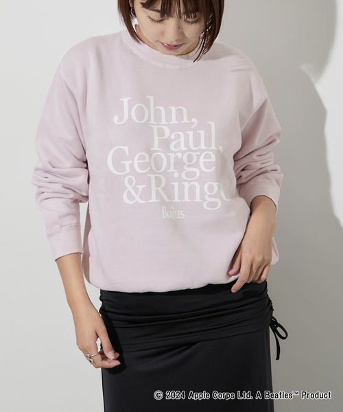 GOOD ROCK SPEED(グッドロックスピード)の「【GOOD ROCK SPEED/グッドロックスピード】 BATLES sweatshirts:スウェット(スウェット・レディース・ピンク・LARGE/MEDIUM)」の1枚目の写真
