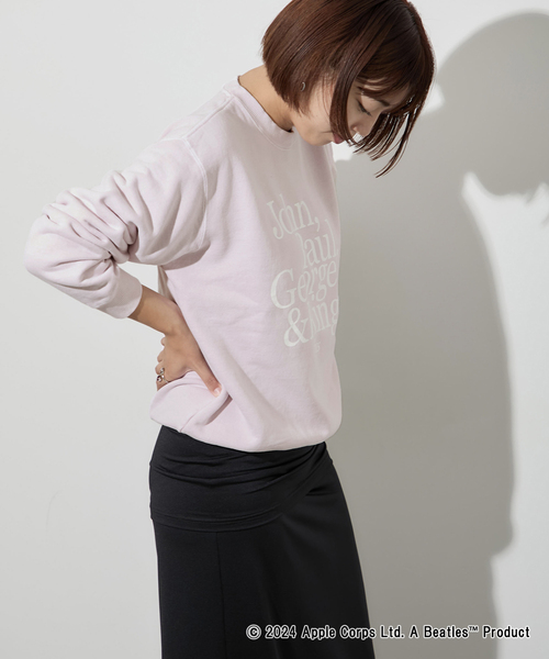 GOOD ROCK SPEED(グッドロックスピード)の「【GOOD ROCK SPEED/グッドロックスピード】 BATLES sweatshirts:スウェット(スウェット・レディース・ピンク・LARGE/MEDIUM)」の5枚目の写真