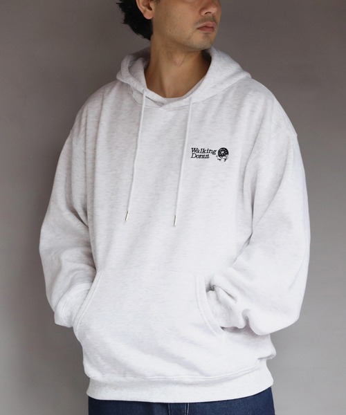 ８(eight)（エイト）の「裏起毛WALKING DONUTプルパーカー（パーカー・メンズ・スミクロ/ホワイト/ブラック・MEDIUM/X-LARGE/LARGE）」の11枚目の写真