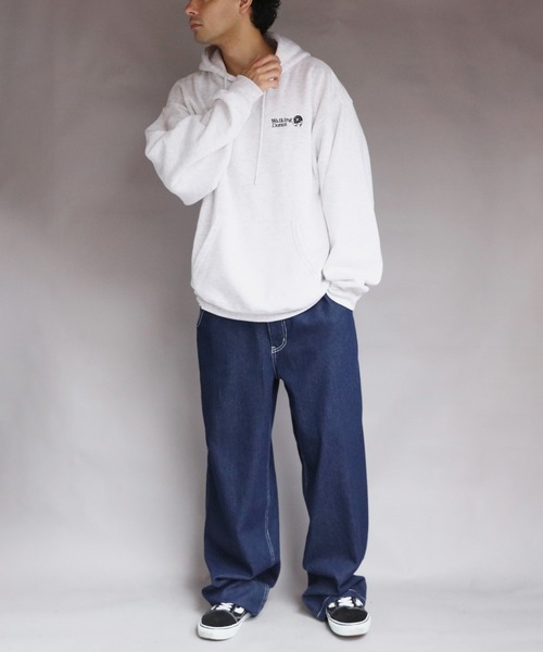 ８(eight)（エイト）の「裏起毛WALKING DONUTプルパーカー（パーカー・メンズ・スミクロ/ホワイト/ブラック・MEDIUM/X-LARGE/LARGE）」の13枚目の写真
