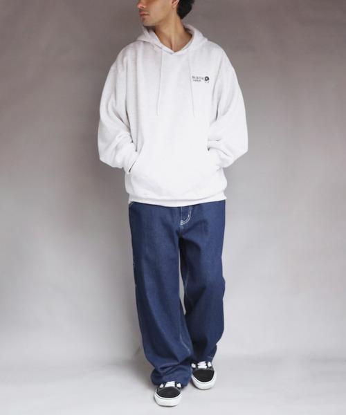 ８(eight)（エイト）の「裏起毛WALKING DONUTプルパーカー（パーカー・メンズ・スミクロ/ホワイト/ブラック・MEDIUM/X-LARGE/LARGE）」の16枚目の写真