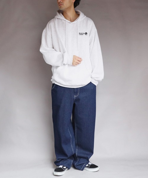 ８(eight)（エイト）の「裏起毛WALKING DONUTプルパーカー（パーカー・メンズ・スミクロ/ホワイト/ブラック・MEDIUM/X-LARGE/LARGE）」の19枚目の写真