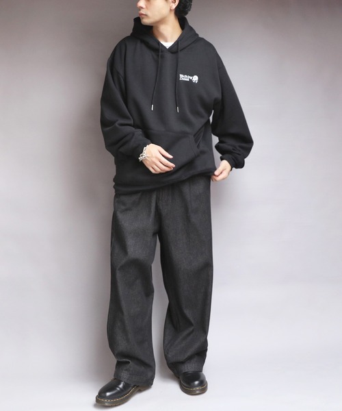 ８(eight)（エイト）の「裏起毛WALKING DONUTプルパーカー（パーカー・メンズ・スミクロ/ホワイト/ブラック・MEDIUM/X-LARGE/LARGE）」の22枚目の写真