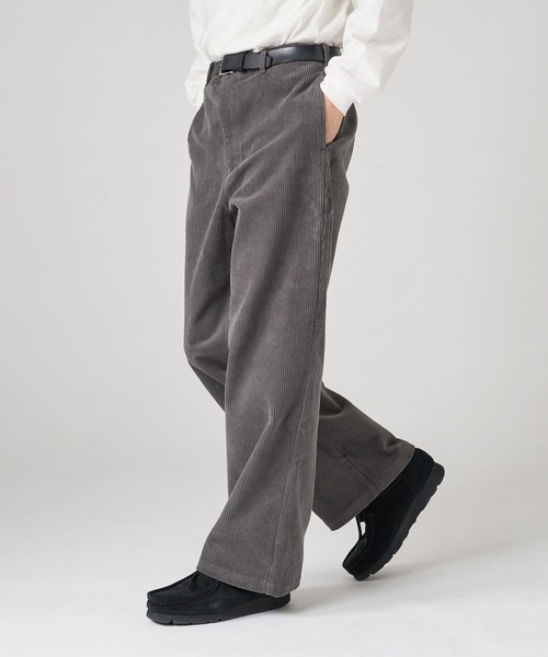 kutir（クティール）の「コーデュロイワイドパンツ（その他パンツ・メンズ・グレー/ブラック/ダークブラウン・マルチサイズ）」の17枚目の写真