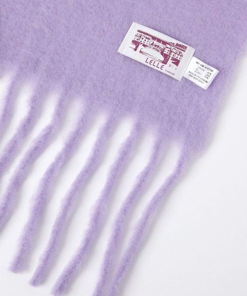A part by(アパートバイ)の「【セレクト】LELLE_ボリュームストール(ストール/ショール・レディース・ライトベージュ/ライトイエロー/パープル系その他・FREE)」の9枚目の写真