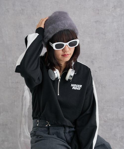 WEGO（ウィゴー）の「WEGO/シャギーニットキャップ（ニットキャップ/ビーニー・レディース・ブラック/オフホワイト/グレー・FREE）」の3枚目の写真