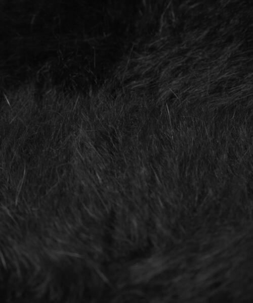 WEGO（ウィゴー）の「WEGO/シャギーニットキャップ（ニットキャップ/ビーニー・レディース・ブラック/オフホワイト/グレー・FREE）」の7枚目の写真