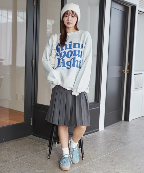 WEGO（ウィゴー）の「WEGO/シャギーニットキャップ（ニットキャップ/ビーニー・レディース・ブラック/オフホワイト/グレー・FREE）」の11枚目の写真