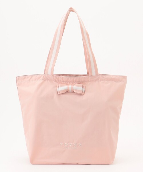 TOCCA(トッカ)の「BICOLOR RIBBON ECOBAG エコバッグ(エコバッグ/サブバッグ・レディース・スカイブルー系/ピンク系/ブラック系/ベージュ系・F)」の14枚目の写真