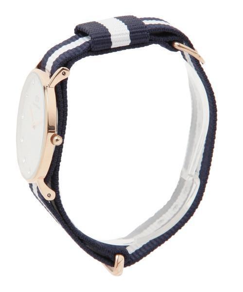 Ray BEAMS（レイビームス）の「DANIEL WELLINGTON / Classy Glasgow ローズゴールド 34mm （アナログ腕時計・レディース・ピンク/ネイビー・ONE SIZE）」の12枚目の写真