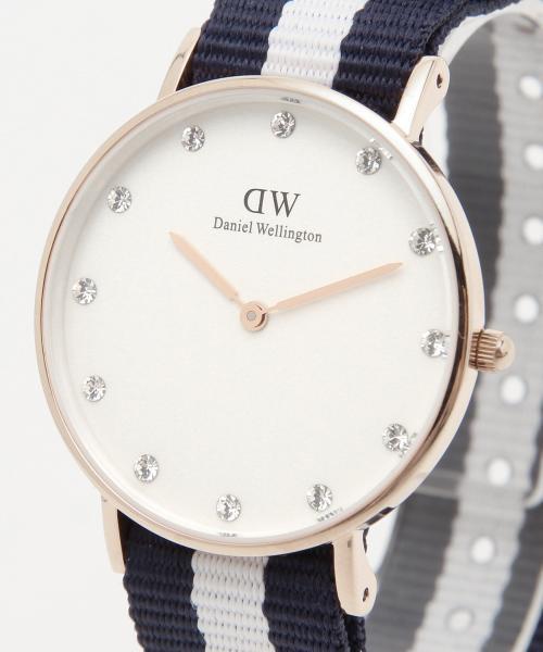 Ray BEAMS（レイビームス）の「DANIEL WELLINGTON / Classy Glasgow ローズゴールド 34mm （アナログ腕時計・レディース・ピンク/ネイビー・ONE SIZE）」の10枚目の写真