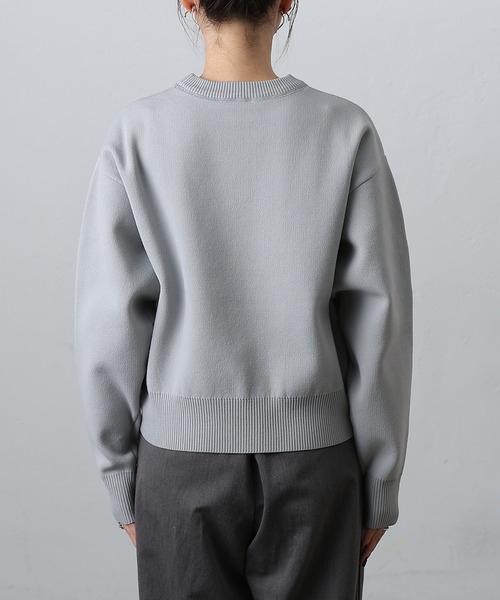 COLONY 2139（コロニートゥーワンスリーナイン）の「ガゼット付スウェットライクニット（ニット/セーター・レディース・ブラック/オフホワイト/グレー/ブラウン/ネイビー・FREE）」の11枚目の写真