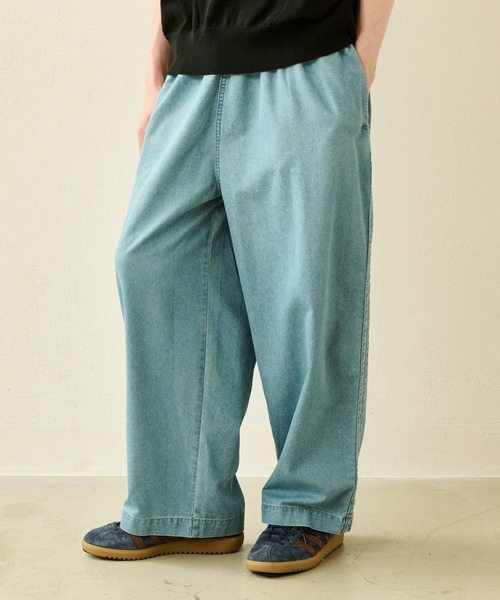 セール】「KELEN MENS / ケレン メンズ」 SIDE LINE EASY DENIM FLORA