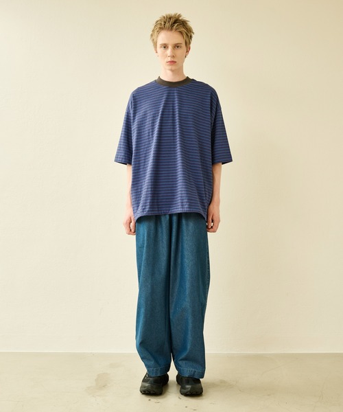 Kelen(ケレン)の「「KELEN MENS / ケレン メンズ」 SIDE LINE EASY DENIM FLORA(デニムパンツ・メンズ・ライトインディゴブルー/インディゴブルー・38/40/42)」の20枚目の写真