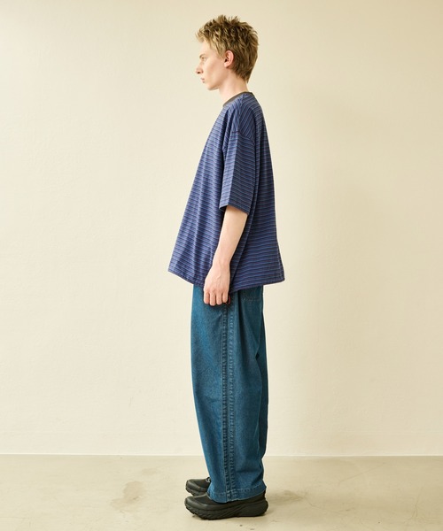 Kelen(ケレン)の「「KELEN MENS / ケレン メンズ」 SIDE LINE EASY DENIM FLORA(デニムパンツ・メンズ・ライトインディゴブルー/インディゴブルー・38/40/42)」の21枚目の写真