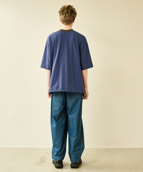 Kelen(ケレン)の「「KELEN MENS / ケレン メンズ」 SIDE LINE EASY DENIM FLORA(デニムパンツ・メンズ・ライトインディゴブルー/インディゴブルー・38/40/42)」の22枚目の写真