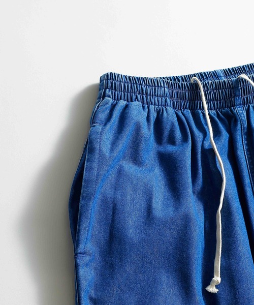 Kelen(ケレン)の「「KELEN MENS / ケレン メンズ」 SIDE LINE EASY DENIM FLORA(デニムパンツ・メンズ・ライトインディゴブルー/インディゴブルー・38/40/42)」の4枚目の写真