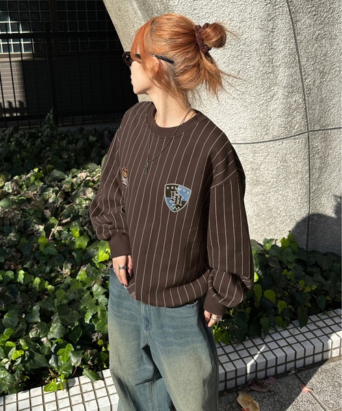 sedacle(セダクル)の「裏起毛ユニフォームスウェット(スウェット・メンズ・ネイビー/グレー/ブラウン・LARGE/MEDIUM/SMALL)」の15枚目の写真