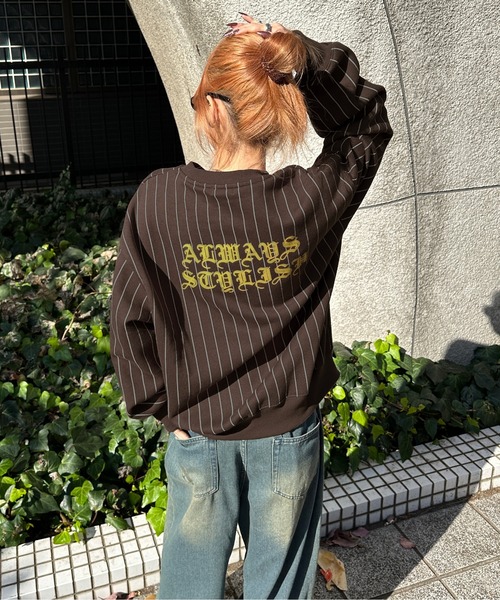 sedacle(セダクル)の「裏起毛ユニフォームスウェット(スウェット・メンズ・ネイビー/グレー/ブラウン・LARGE/MEDIUM/SMALL)」の16枚目の写真