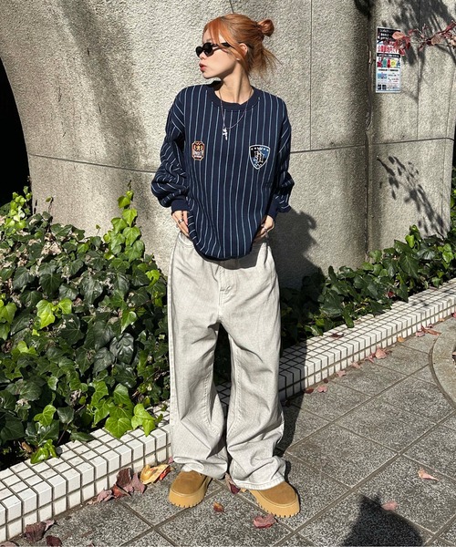 sedacle(セダクル)の「裏起毛ユニフォームスウェット(スウェット・メンズ・ネイビー/グレー/ブラウン・LARGE/MEDIUM/SMALL)」の13枚目の写真