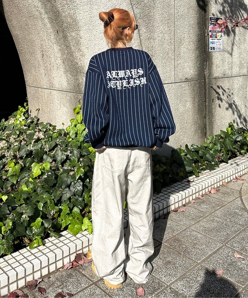 sedacle(セダクル)の「裏起毛ユニフォームスウェット(スウェット・メンズ・ネイビー/グレー/ブラウン・LARGE/MEDIUM/SMALL)」の4枚目の写真
