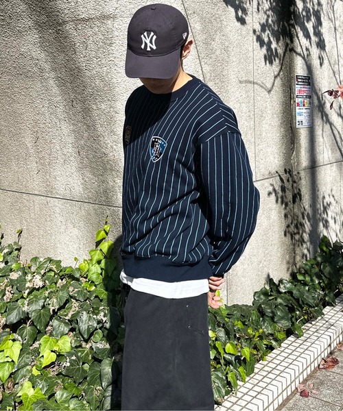 sedacle(セダクル)の「裏起毛ユニフォームスウェット(スウェット・メンズ・ネイビー/グレー/ブラウン・LARGE/MEDIUM/SMALL)」の5枚目の写真